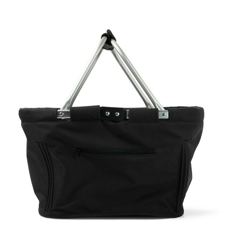 Koszyk poliestrowy, składany V5555-03 - czarny