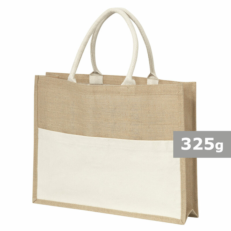 Torba z juty V8413-00 - neutralny