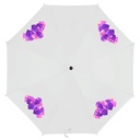 Parasol manualny, skladany V4215-02 - bialy