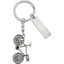 Brelok do kluczy "rower" V4949-32 - srebrny