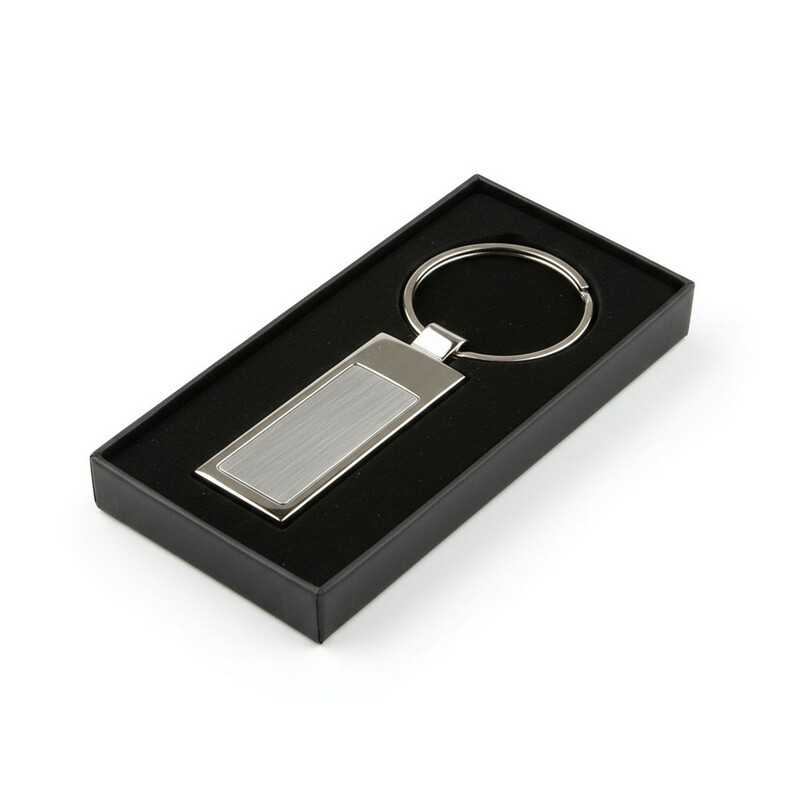 Prostokątny brelok do kluczy | Stella V2028-32 - srebrny