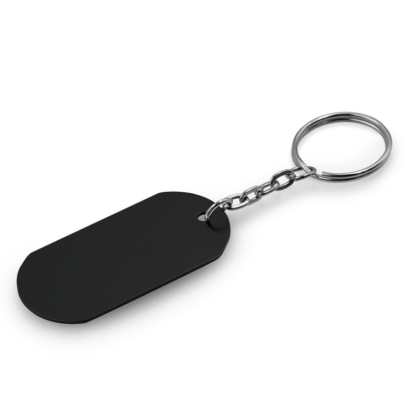 Brelok do kluczy V4958-03 - czarny