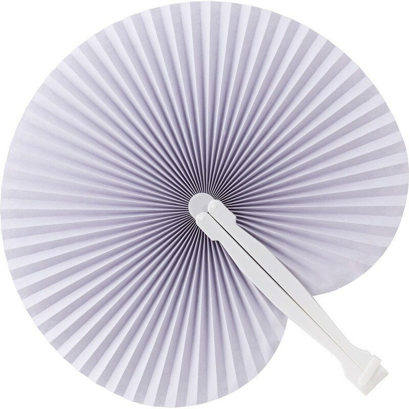 Wachlarz V6280-02 - bialy