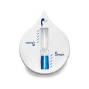 Minutnik pod prysznic V5497-02 - biały