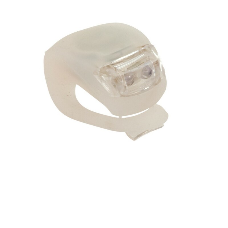 Lampka rowerowa | John V0712-02 - biały