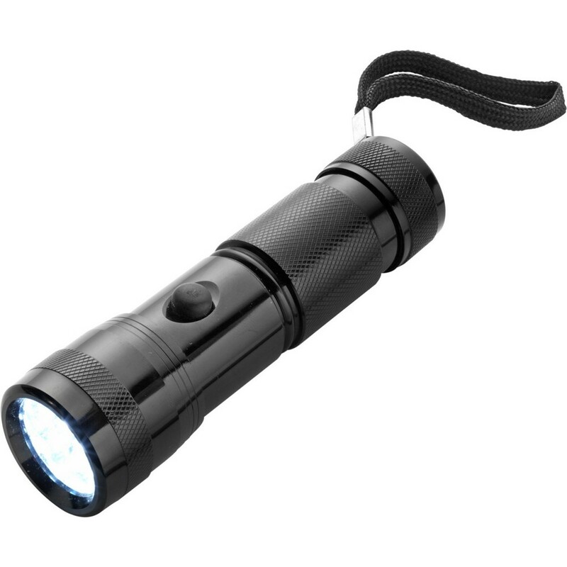 Latarka kieszonkowa 14 LED V5453-03 - czarny