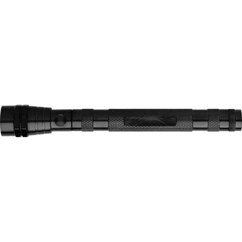 Teleskopowa latarka 3 LED V7755-03 - czarny