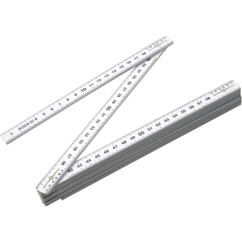 Miara 2m, skladana V5778-02 - bialy