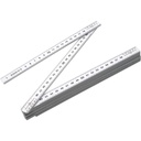 Miara 2m, skladana V5778-02 - bialy