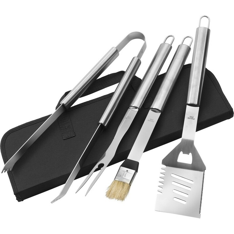 Zestaw do grilla V9655-03 - czarny