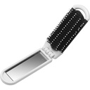 Szczotka do wlosow i lusterko V4345-02 - bialy