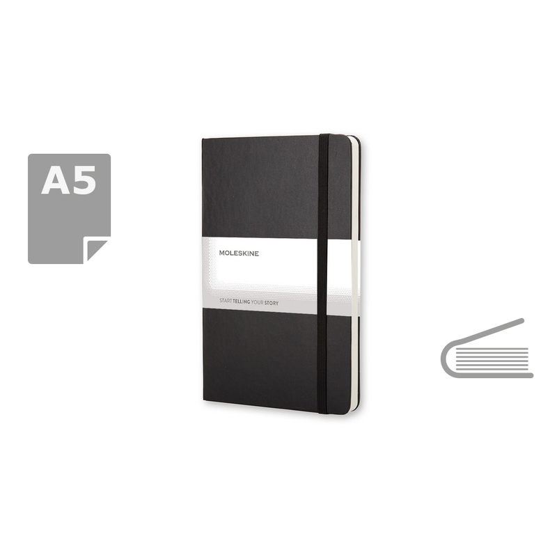 MOLESKINE Notatnik ok. A5 VM302-03 - czarny