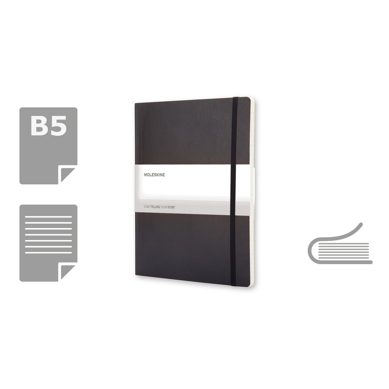 MOLESKINE Notatnik ok. B5 VM401-03 - czarny