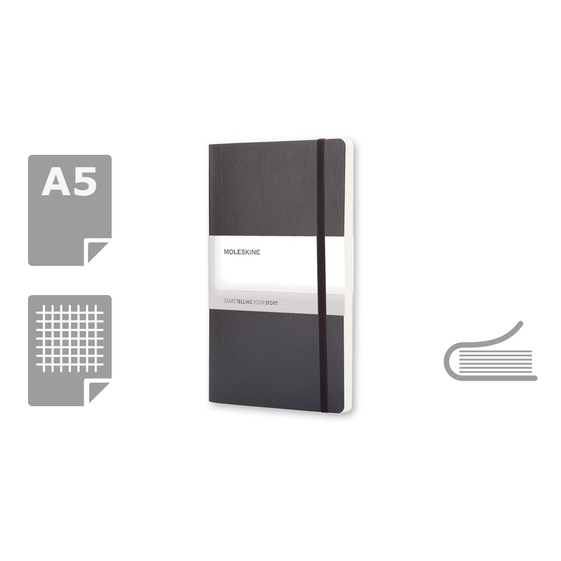 MOLESKINE Notatnik ok. A5 VM305-03 - czarny