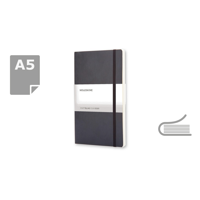 MOLESKINE Notatnik ok. A5 VM306-03 - czarny