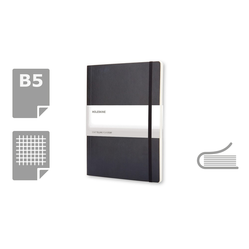 MOLESKINE Notatnik ok. B5 VM403-03 - czarny