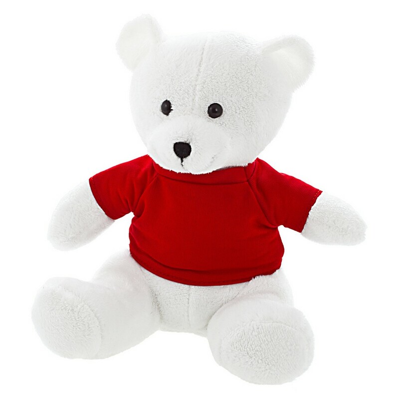 Pluszowy mis | Forrest White HE681-02 - bialy