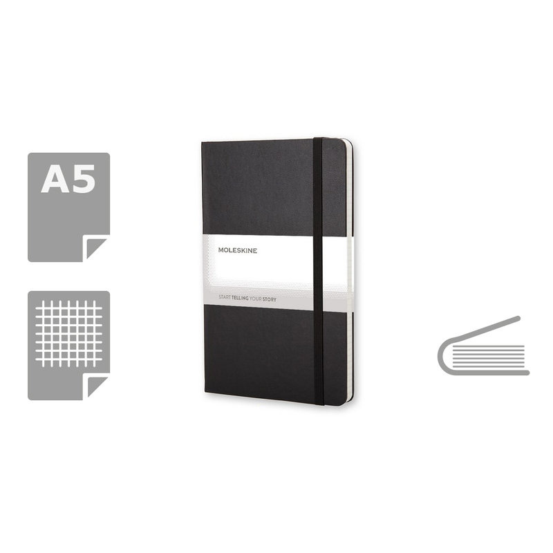MOLESKINE Notatnik ok. A5 VM304-03 - czarny