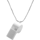Gwizdek ze sznurkiem V9666-02 - bialy