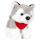Pluszowy pies husky | Trooper HE692-19 - szary