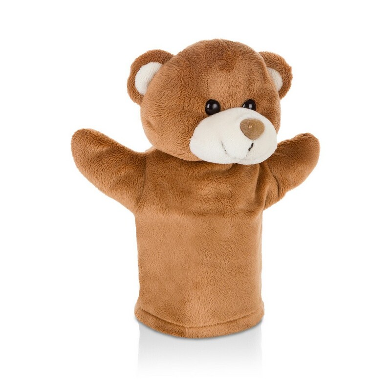 Pluszowa pacynka, miś | Ripley HE695-16 - brązowy