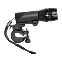 Latarka 1 CREE LED Air Gifts, lampka rowerowa | Cynthia V8747-03 - czarny