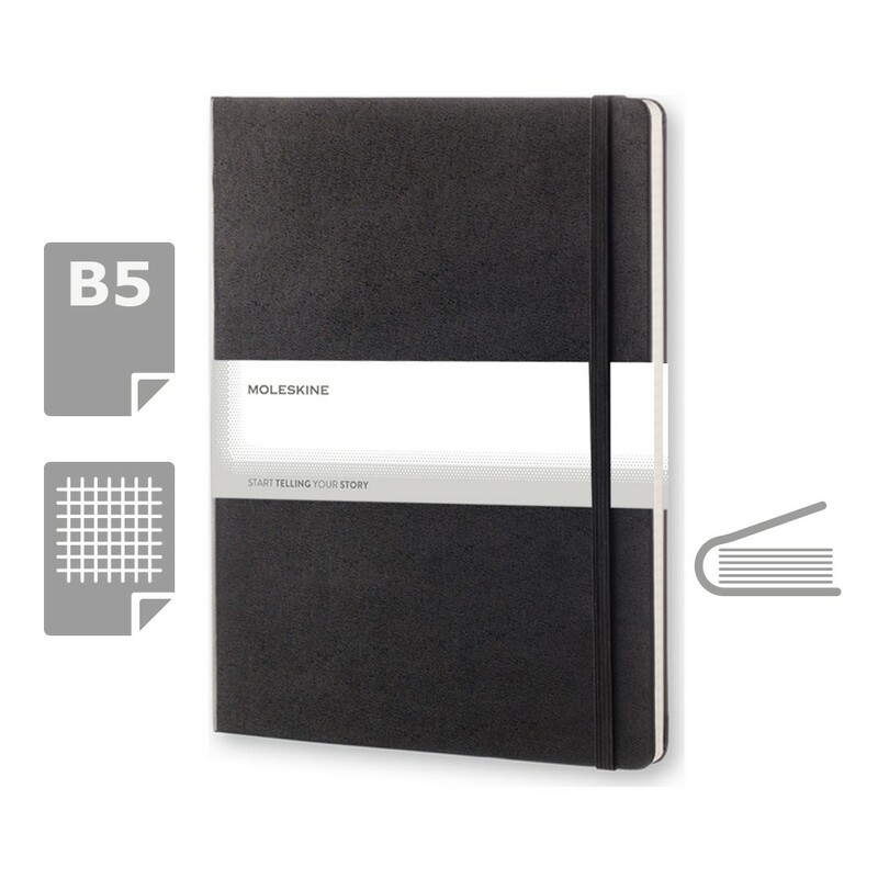 MOLESKINE Notatnik ok. B5 VM406-03 - czarny