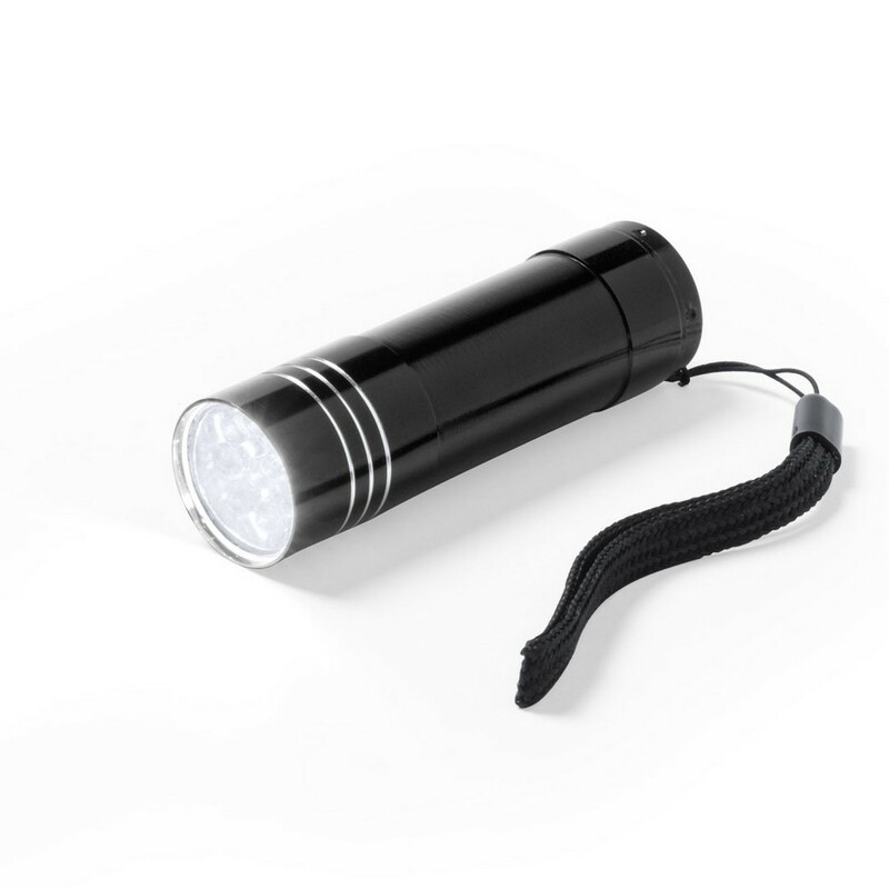 Latarka 9 LED V8768-03 - czarny