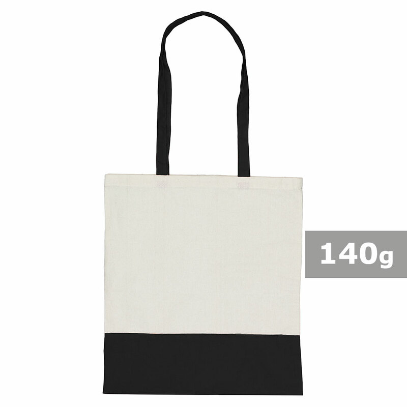 Torba bawelniana na zakupy | Ellen V9490-03 - czarny
