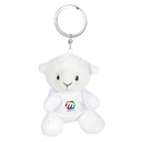 Pluszowa owca, brelok | Colleen HE739-02 - biały
