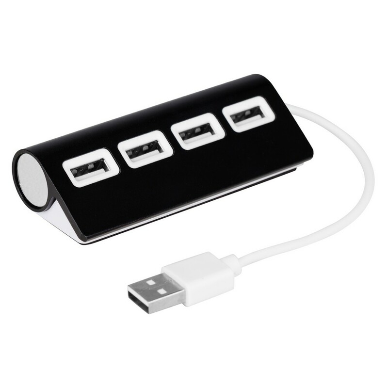 Hub USB 2.0 | Fletcher V3447-03 - czarny