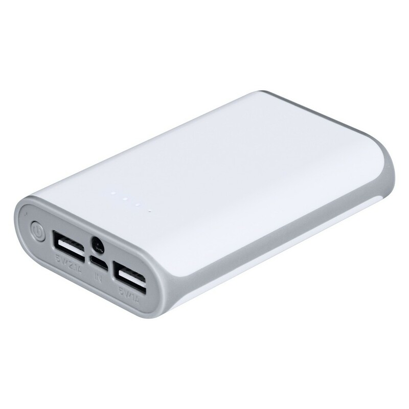 Power bank 6000 mAh | Azalea V3779-02 - bialy