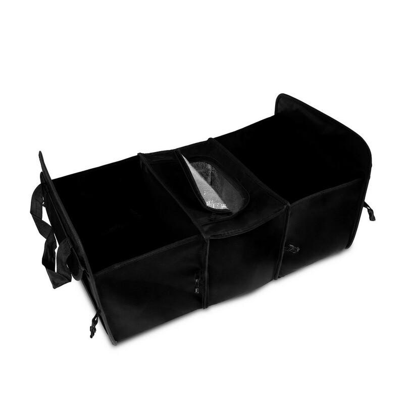 Skladany organizer samochodowy, przegroda termoizolacyjna | Byron V8779-03 - czarny