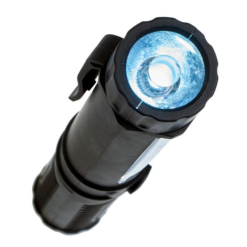 Lampka warsztatowa, latarka COB V8785-03 - czarny
