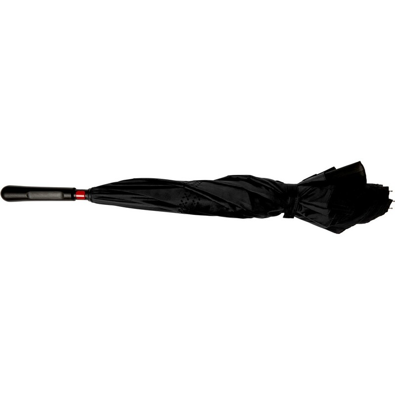 Odwracalny parasol manualny V9911-03 - czarny