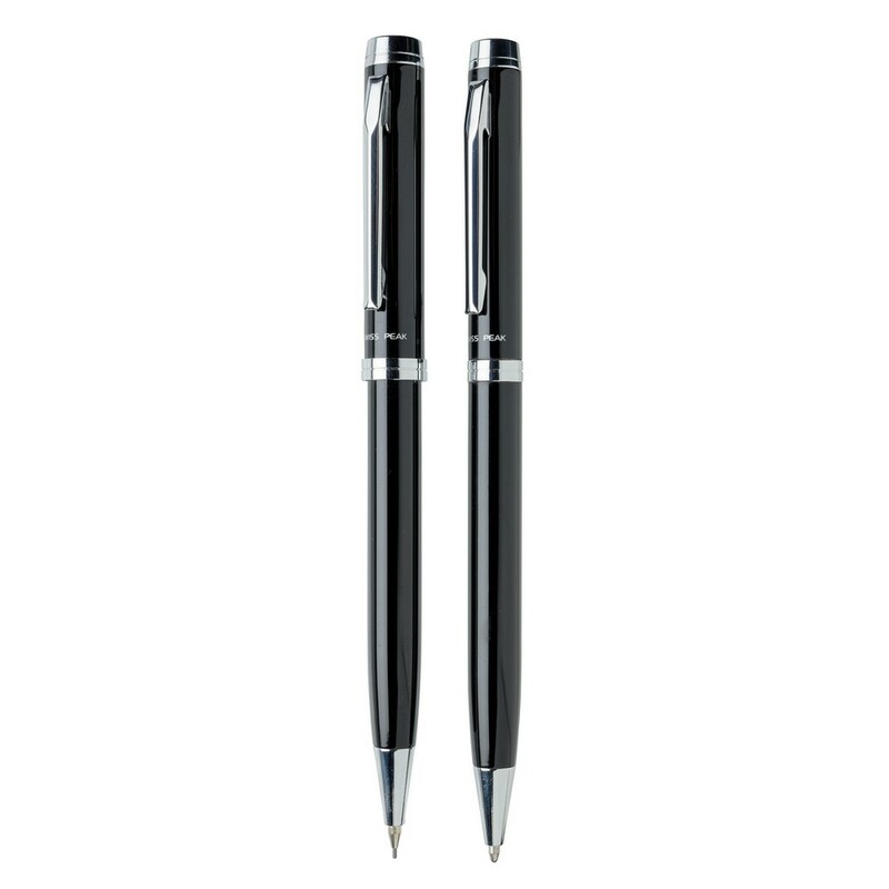 Zestaw pismienny Swiss Peak Luzern, dlugopis i olowek P610.490 - czarny