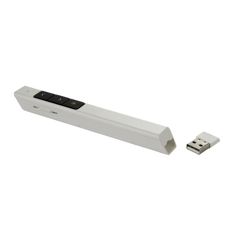 Wskaźnik laserowy USB V3888-02 - biały