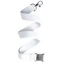 Smycz reklamowa V2977-02 - bialy