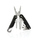 Narzedzie wielofunkcyjne z karabinczykiem Solid, 11 el. P221.331 - czarny