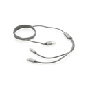 Kabel do ladowania 3 w 1 P302.232 - szary