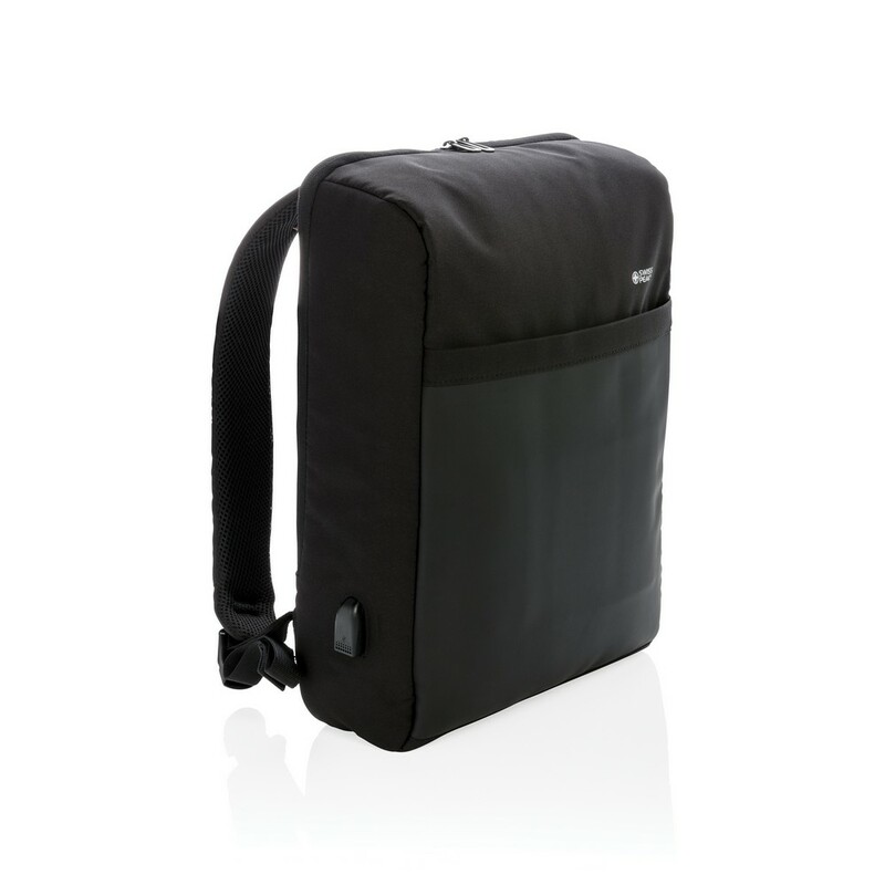 Plecak chroniacy przed kieszonkowcami Swiss Peak P762.371 - czarny