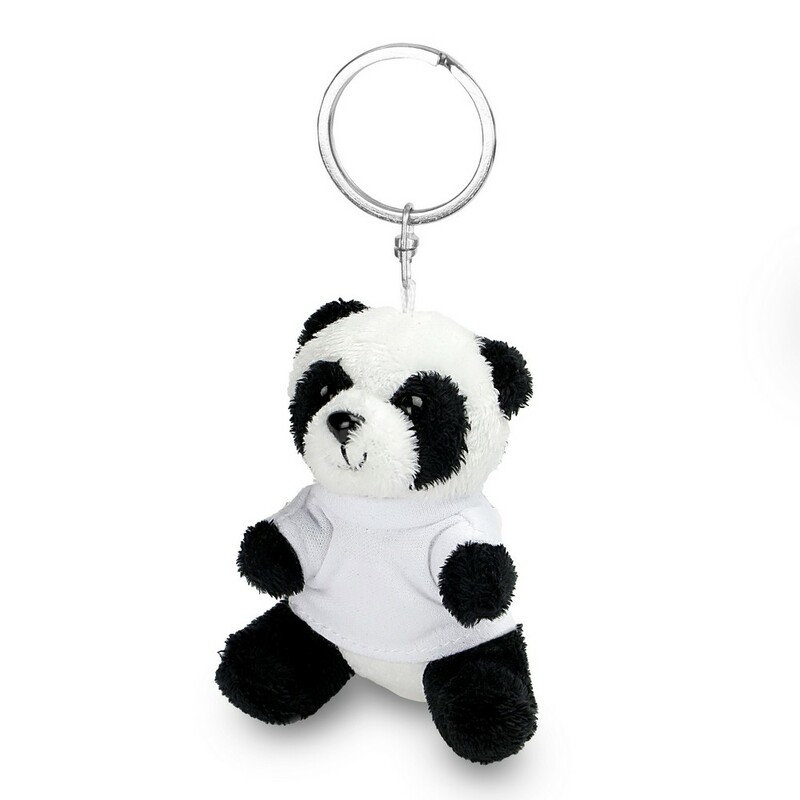 Pluszowa panda, brelok | Bea HE763-88 - czarno-biały
