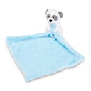 Pluszowy mini kocyk panda | Lorrie HE770-88 - czarno-bialy