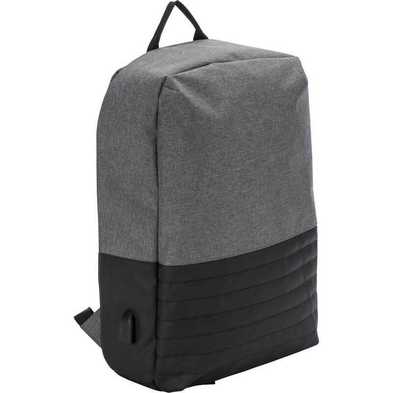 Plecak chroniacy przed kieszonkowcami, przegroda na laptopa 15" V0776-03 - czarny