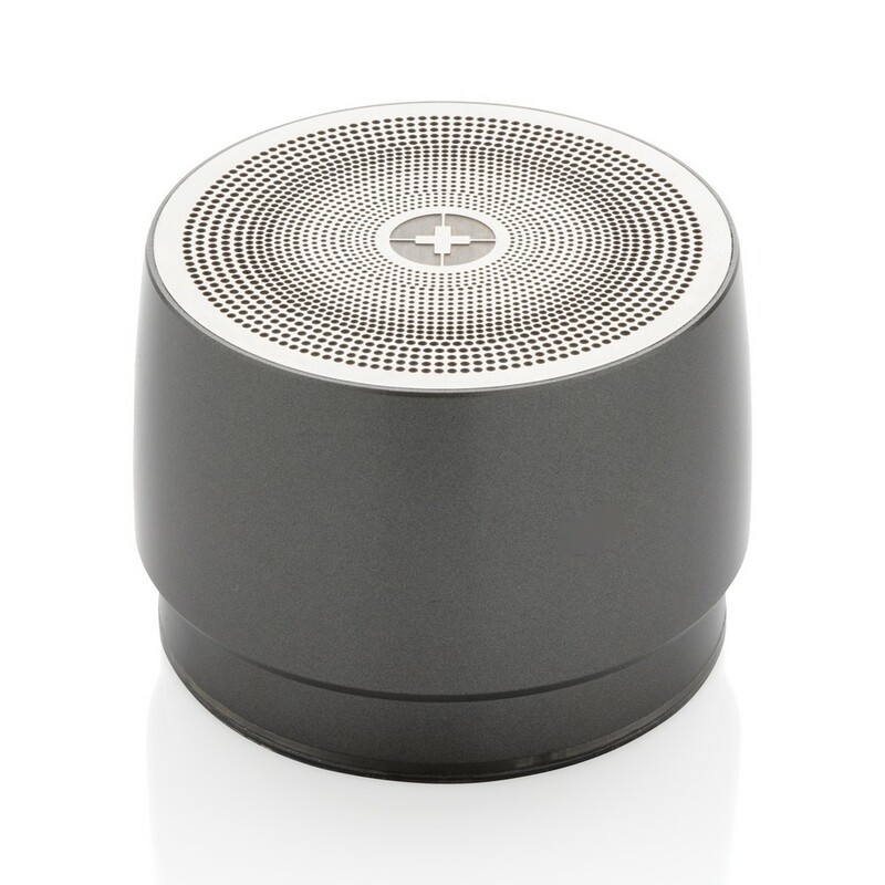 Basowy glosnik bezprzewodowy 5W Swiss Peak P329.262 - szary