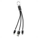 Kabel do ladowania, brelok do kluczy V0345-03 - czarny