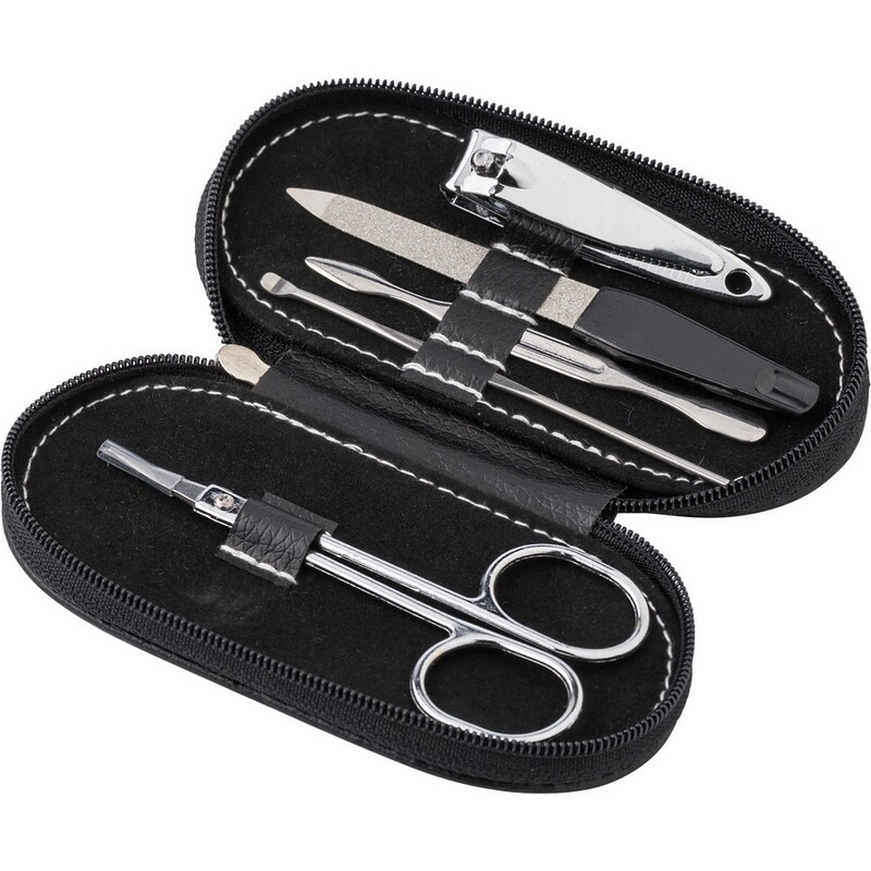 Zestaw do manicure V0812-03 - czarny