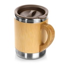 Bambusowy kubek termiczny 300 ml | Kol V0846-17 - drewno