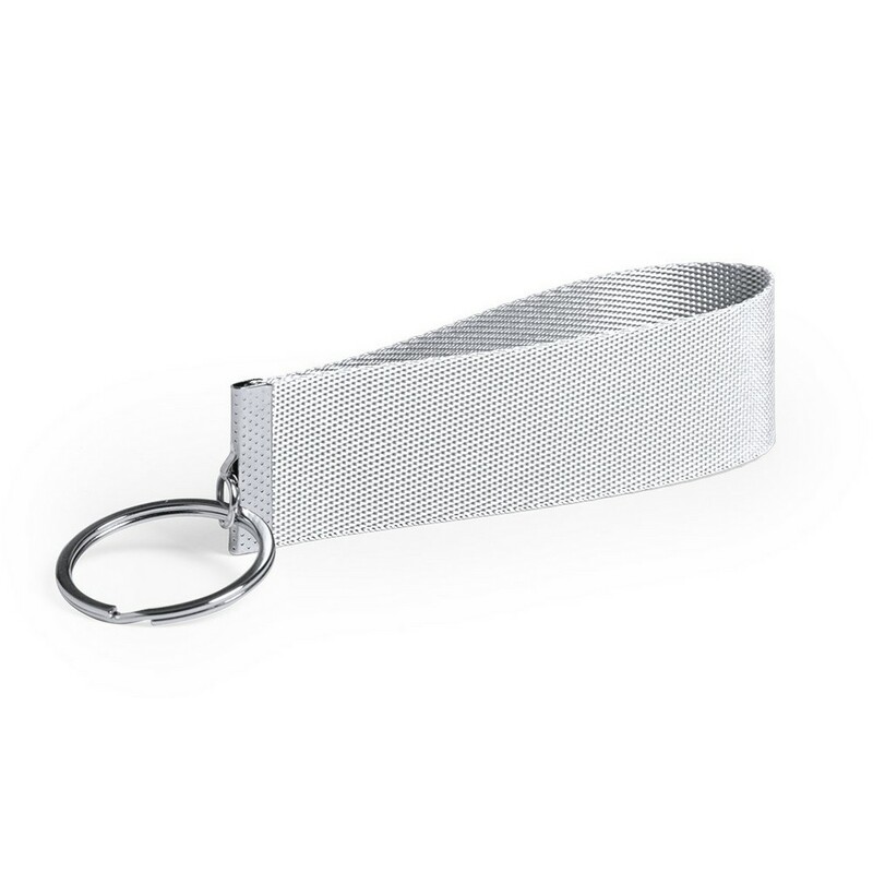 Brelok do kluczy z zawieszką V0864-02 - biały