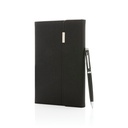 Notatnik A5 Swiss Peak z dlugopisem P772.921 - czarny